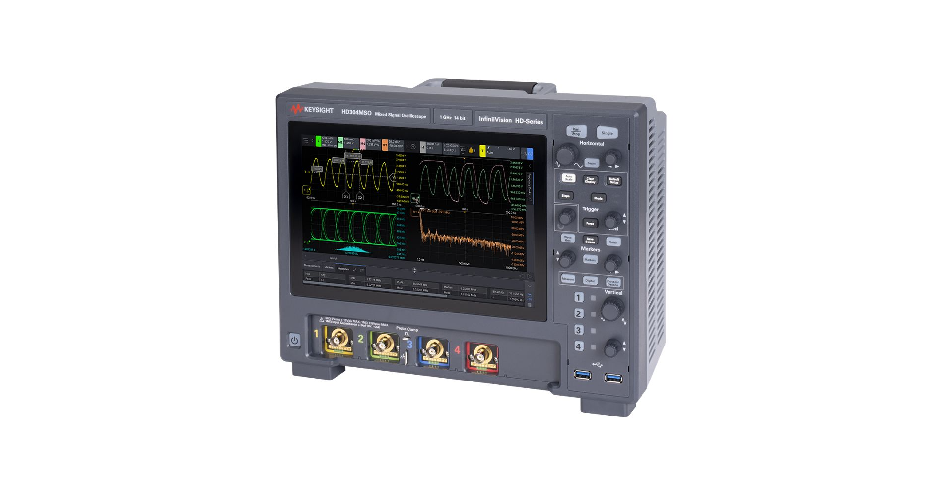Keysight HD304MSO 高分辨率混合信號(hào)示波器