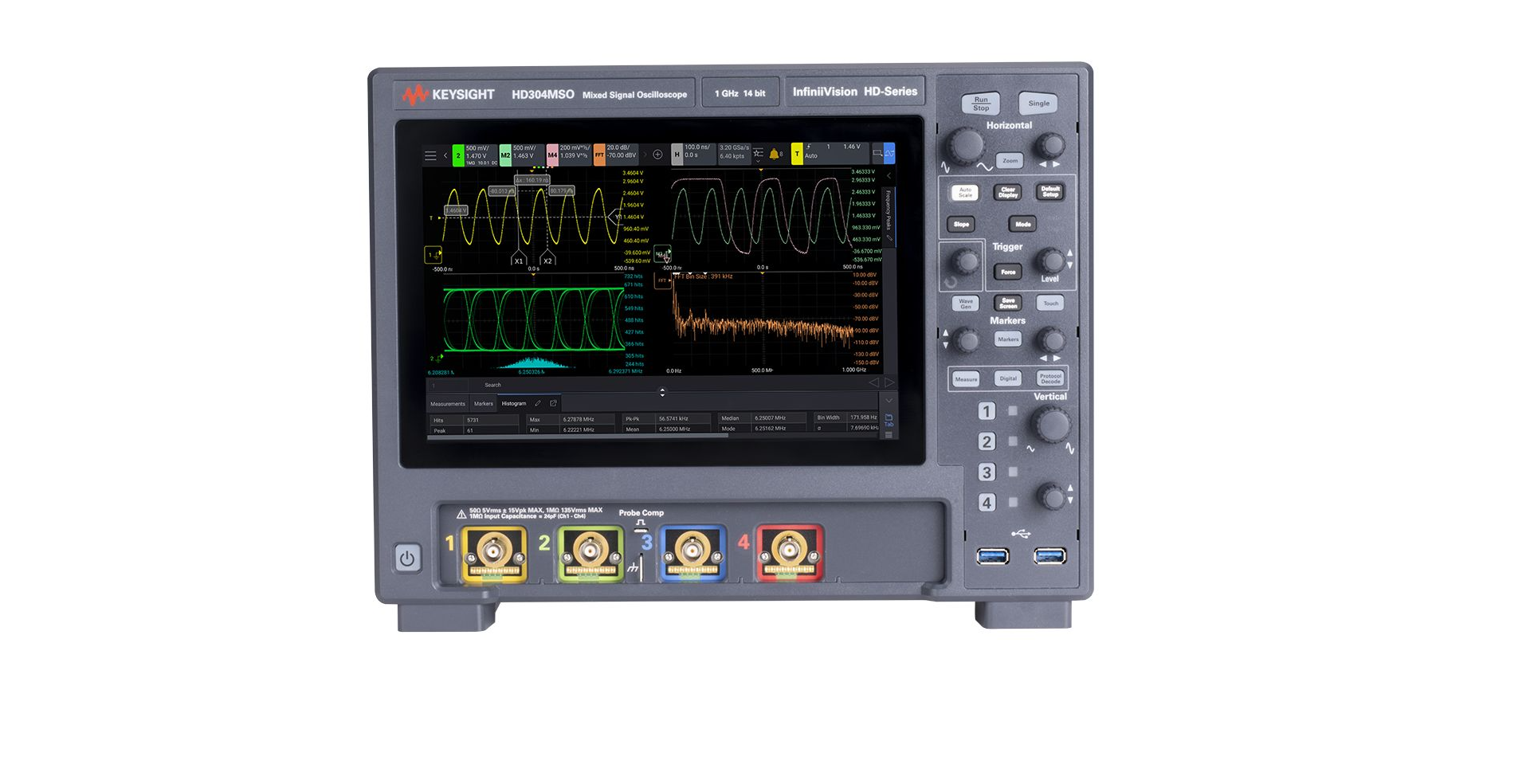 Keysight HD304MSO 高分辨率混合信號(hào)示波器