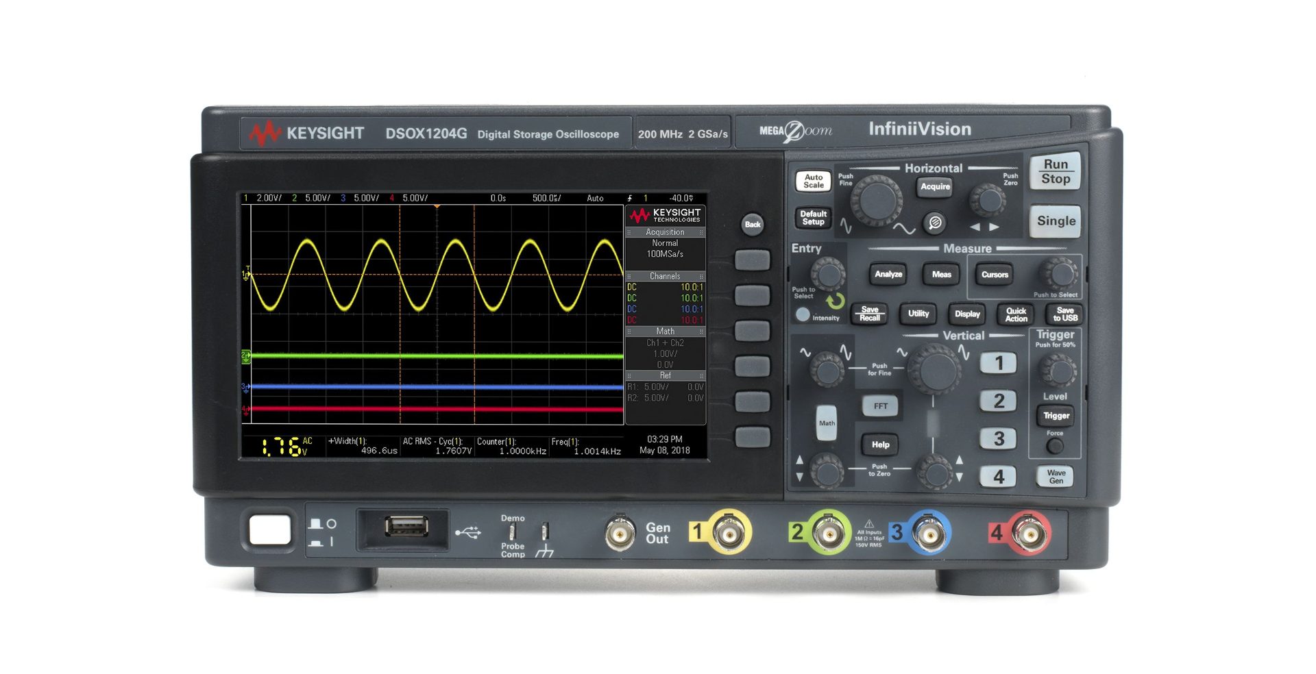Keysight DSOX1204G 數(shù)字示波器