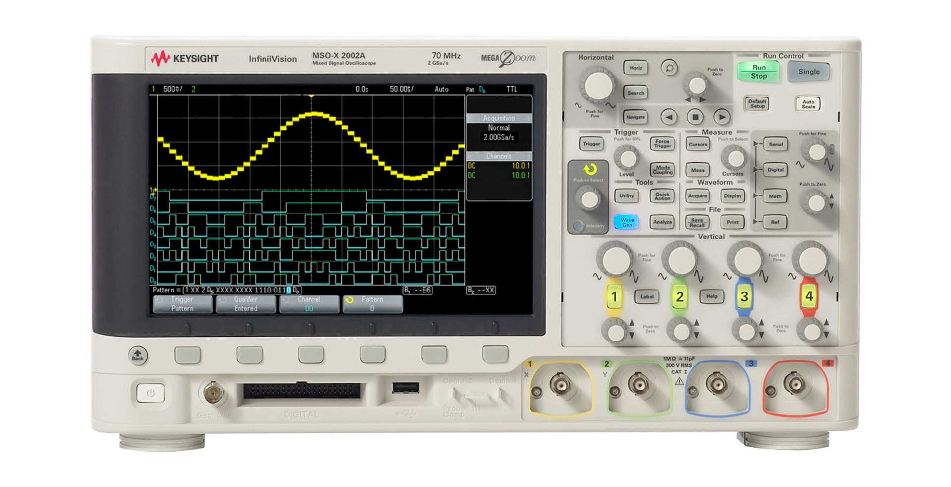 Keysight MSOX2002A 混合信號示波器